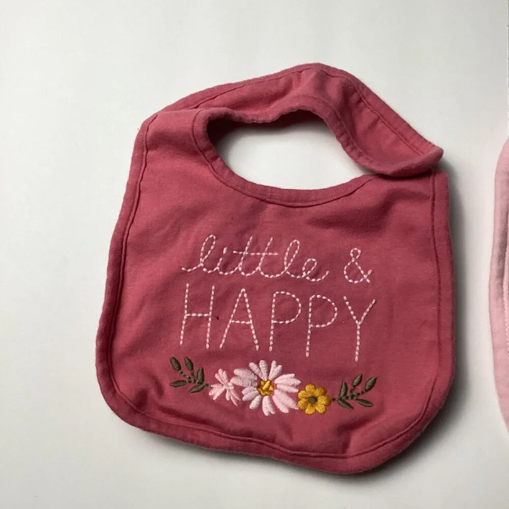 Child Of Mine By Carters Little & Happy 2 Pack Of Bibs